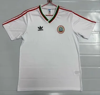 Retro 1986 Bulgaria home soccer jersey size S-2XL