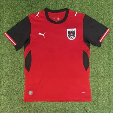 Camisa de futebol da Áustria para o Mundial de 2026, tamanhos S-2XL