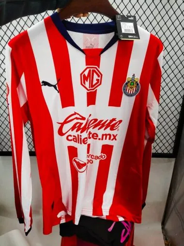 24-25 Chivas home long sleeve jersey
