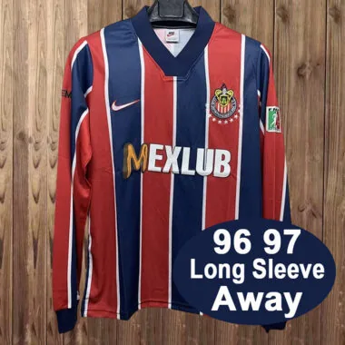 96-97 Chivas away retro long sleeve jersey