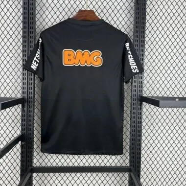 12-13 Santos away black retro jersey
