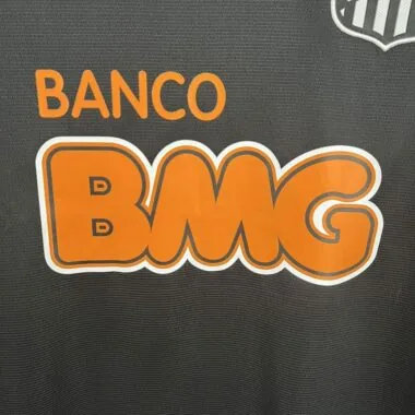12-13 Santos away black retro jersey