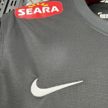 12-13 Santos away black retro jersey