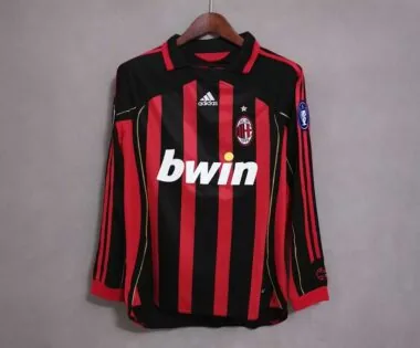 06-07 AC Milan home long sleeve