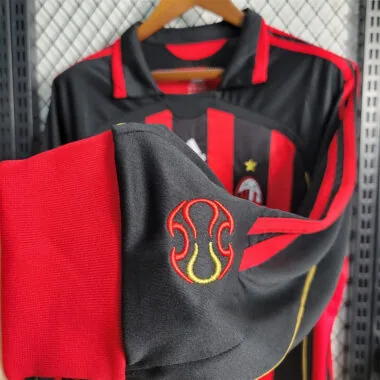 06-07 AC Milan home long sleeve