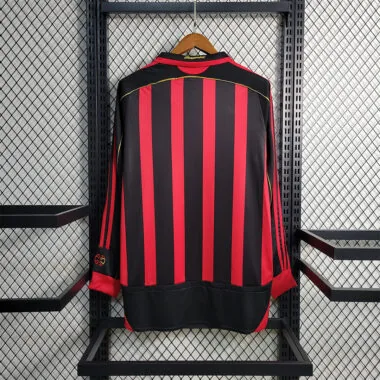 06-07 AC Milan home long sleeve