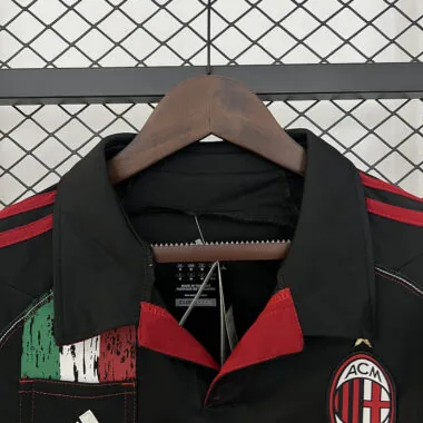 12-13 AC Milan away black retro jersey