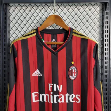 13-14 AC Milan home long sleeve