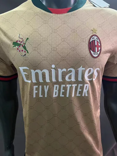 24-25 AC Milan *GUCCI Goldern player version jersey