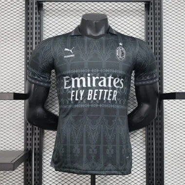 24-25 AC Milan Fourth black player version jersey