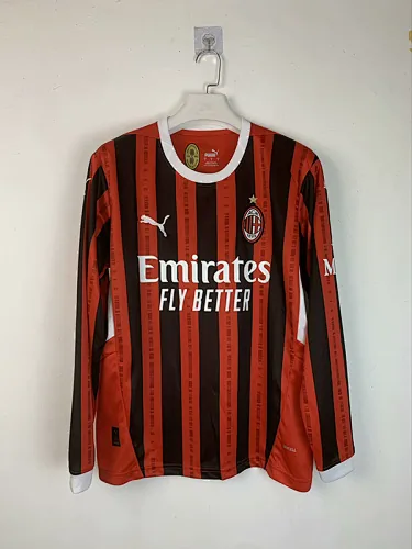 24-25 AC Milan Home Long sleeve Jersey