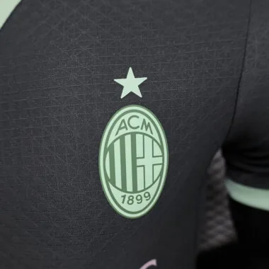 Camisa do AC Milan, 2ª versão para os jogadores, para jogos fora de casa, 24-25