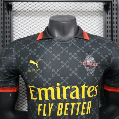 24-25 AC Milan black and green special player version jersey