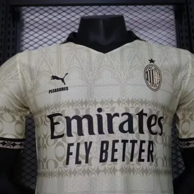 24-25 AC Milan fourth white player version jersey