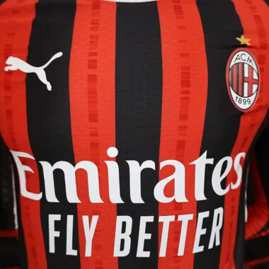24-25 AC Milan home long sleeve player version jersey