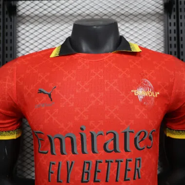24-25 AC Milan red and green special player version jersey