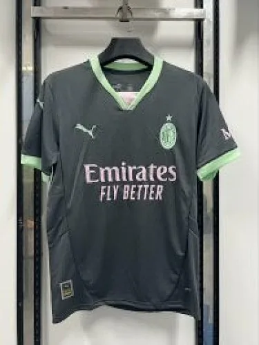 24-25 AC Milan third away black jersey