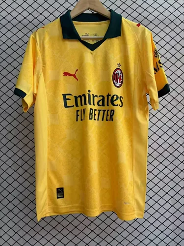 25-26 AC Milan Yellow soccer jersey
