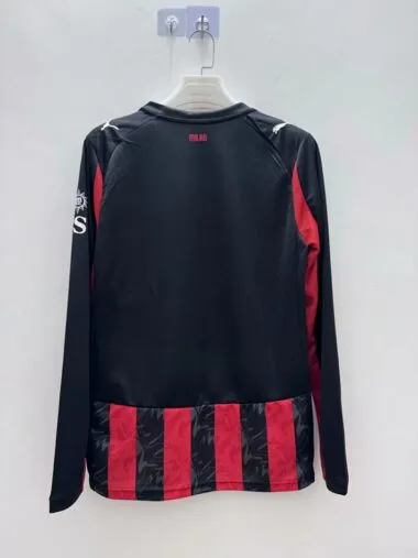 25-26 AC Milan home long sleeve jersey