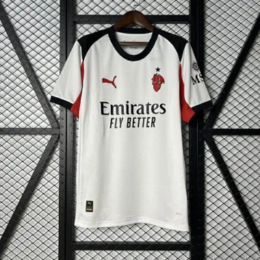 25-26 AC Milan white soccer jersey