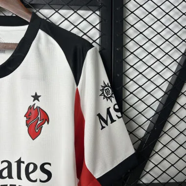 Maillot blanc de l'AC Milan 25-26