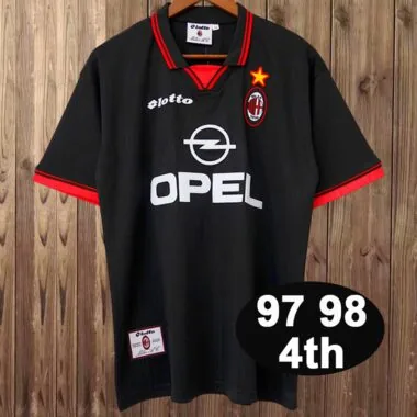 97-98 AC Milan 4th away retro jersey
