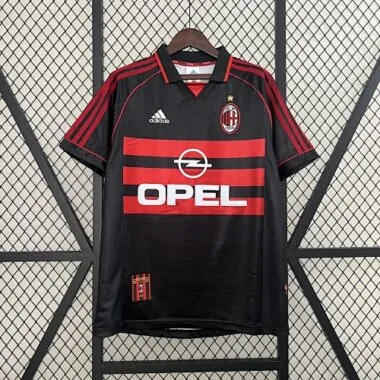 98-99 AC Milan third away black retro jersey