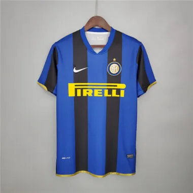 08-09 Inter Milan UCL home with patch and fonts