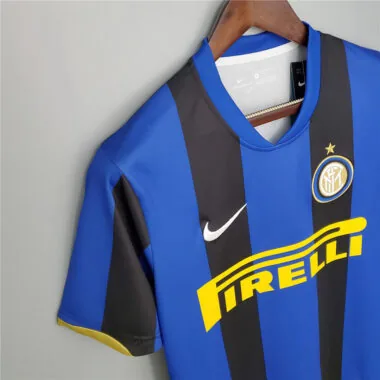 08-09 Inter Milan UCL home with patch and fonts
