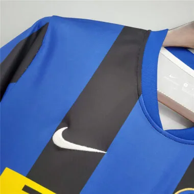 08-09 Inter Milan UCL home with patch and fonts