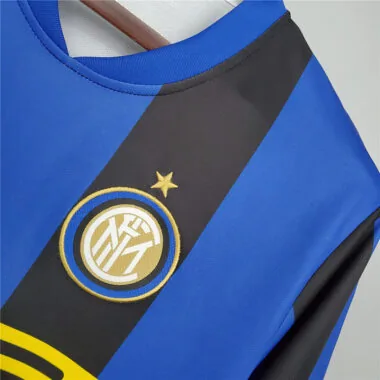 08-09 Inter Milan UCL home with patch and fonts