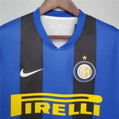 08-09 Inter Milan UCL home with patch and fonts