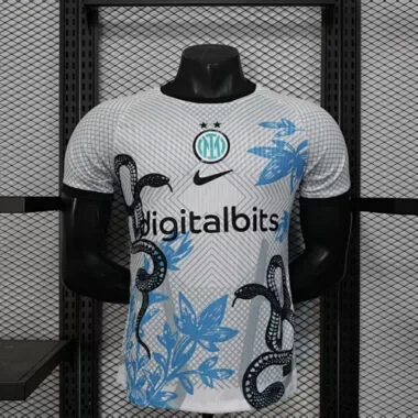 Camiseta blanca del Inter de Milán, versión especial para jugadores, 25-26