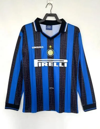 97-98 Inter Milan home long seeve retro jersey