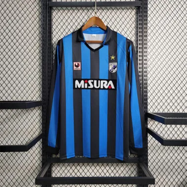 Retro 1988 Inter Milan home long-sleeved Size S-XXL