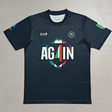 25-26 Napoli champion version dark blue T-shirts