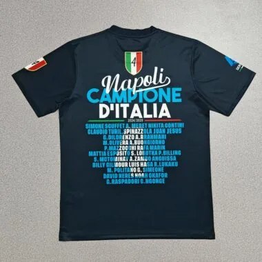 25-26 Napoli champion version dark blue T-shirts