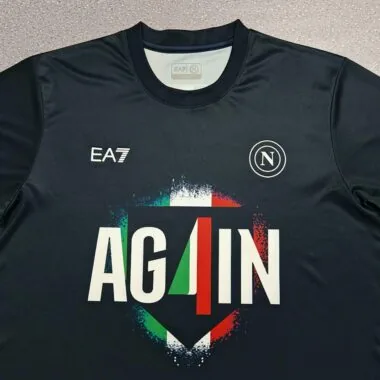 25-26 Napoli champion version dark blue T-shirts