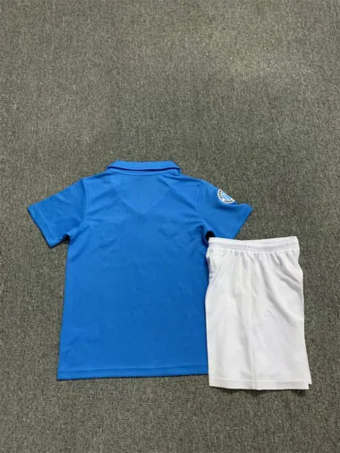 Equipación retro infantil del Nápoles para partidos en casa, temporadas 86-87