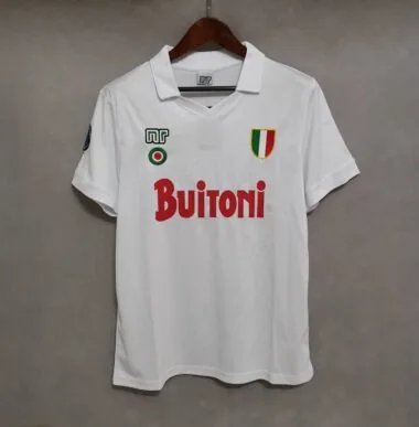 87-88 Napoli away white