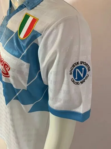 90-91 Napoli away retro Jersey (S-2XL)