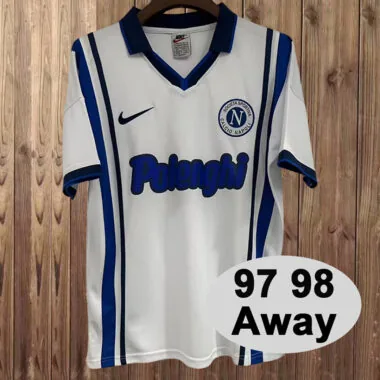 97-98 Napoli away retro jersey