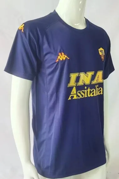 00-01 Roma third blue retro jersey