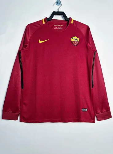 17-18 Roma home long sleeve retro jersey