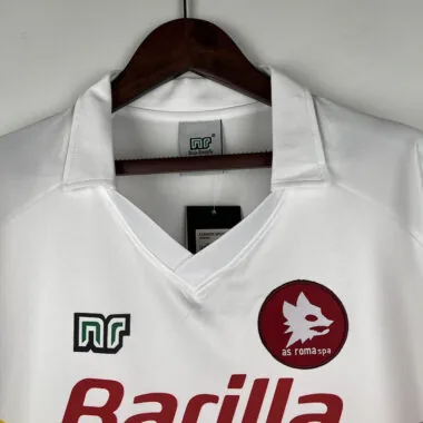 90-91 Roma away white Jersey