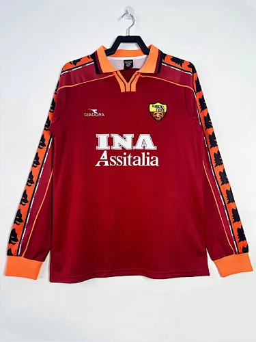 98-99 Roma home retro long sleeve jersey