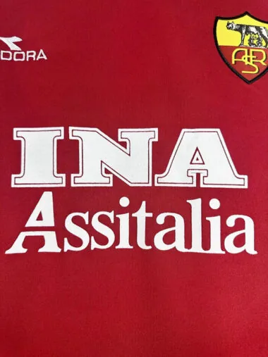 98-99 Roma home retro long sleeve jersey