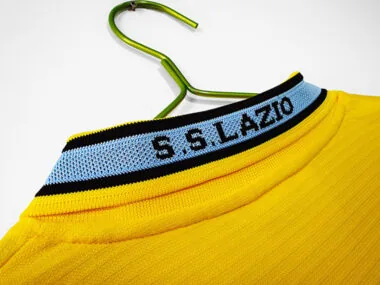98-99 Lazio yellow retro jersey