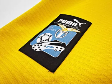 98-99 Lazio yellow retro jersey