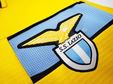 98-99 Lazio yellow retro jersey